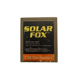Atari 2600 Game Solar Fox By CBS Electronics